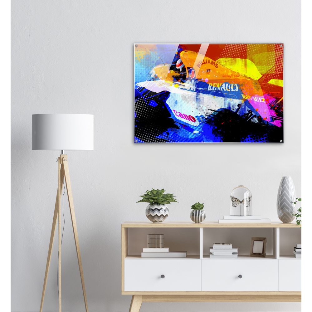 Williams Renault Acrylic Print - Unique Collection Limited Series