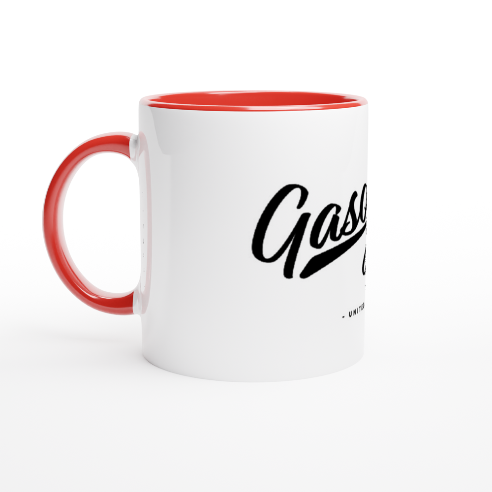 White Gasoline Juice 11oz Ceramic Mug