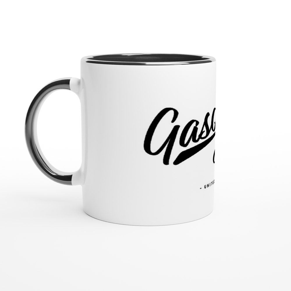 White Gasoline Juice 11oz Ceramic Mug